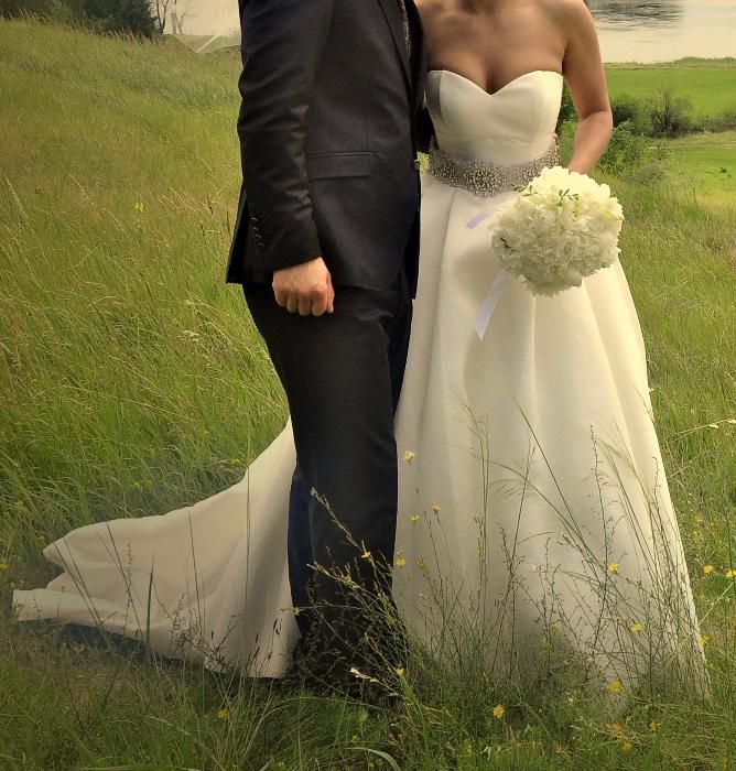 Suknia Ślubna EVFASHION 2w1