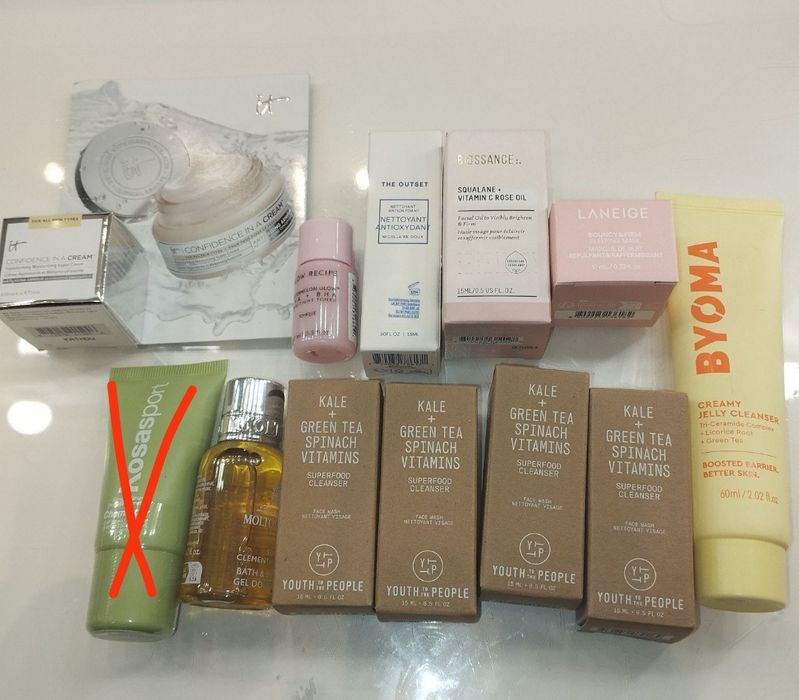 Zestaw laneige kale byoma biossance recipe chemistry outset