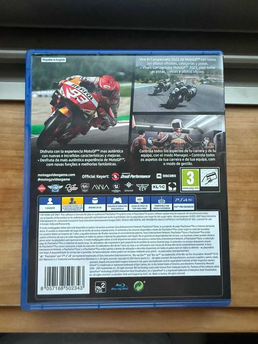Jogo Moto GP 21 PS4