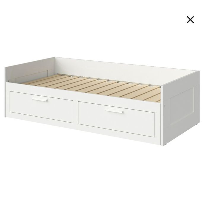 Cama Ikea Brimnes c/ 2 colchões