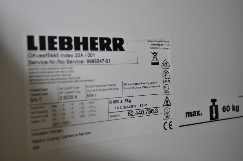 Szafa chłodnicza LIEBHERR GKvesf 5445