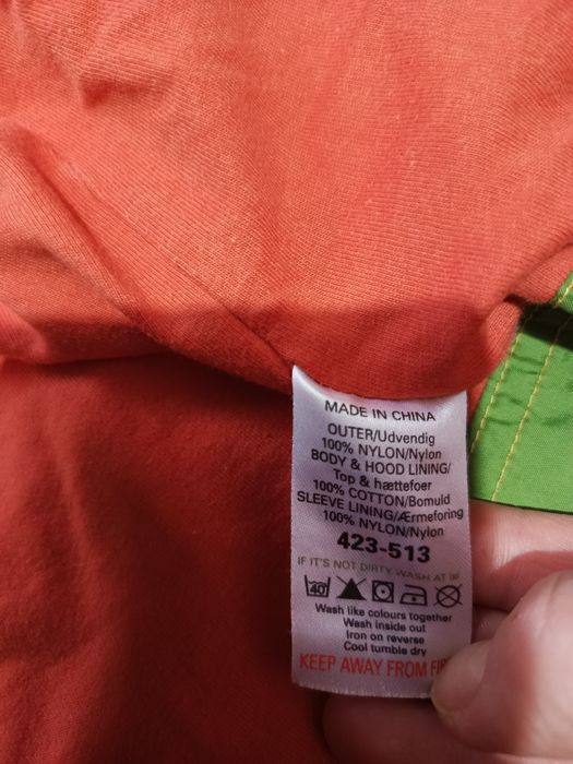 Kurtka wiatrówka przeciwdeszczowa