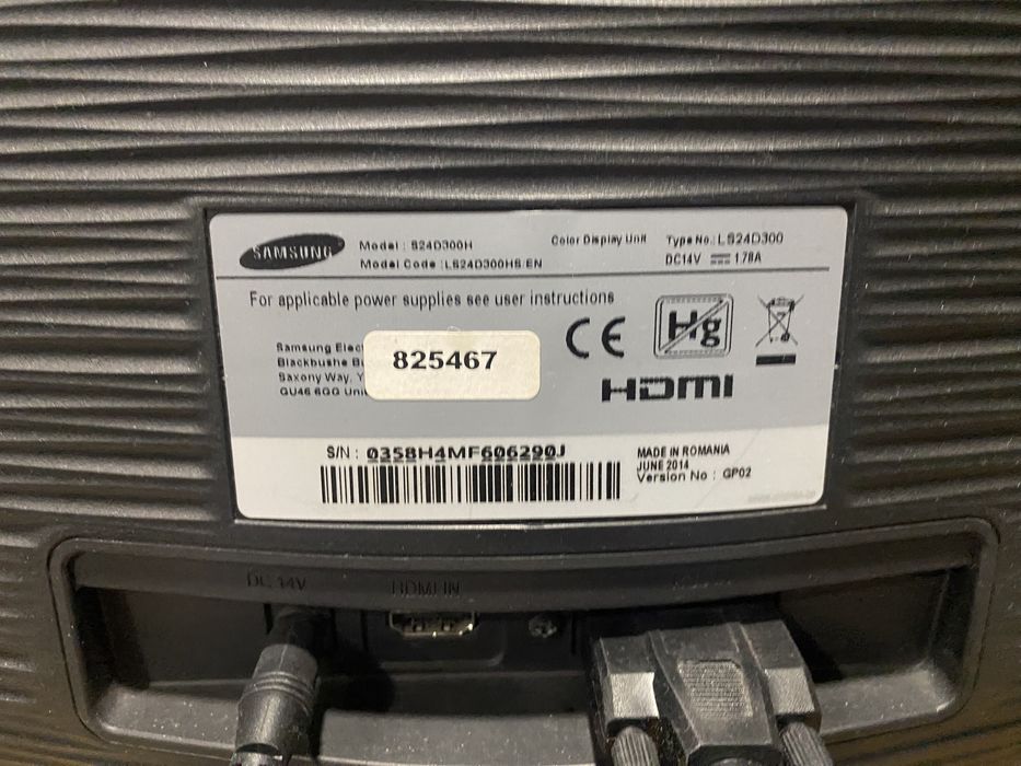 Monitor Samsung 24 polegadas