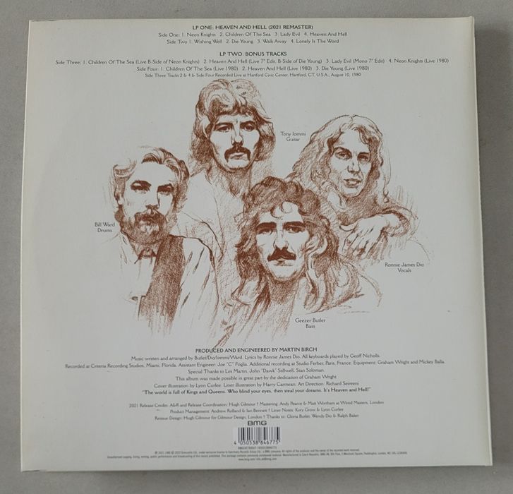 Black Sabbath - Heaven  And Hell 2LP  2022 Eu. NM / Jak nowa