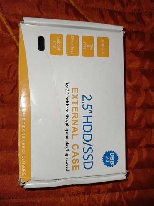 Disco externo com 120GB novo!