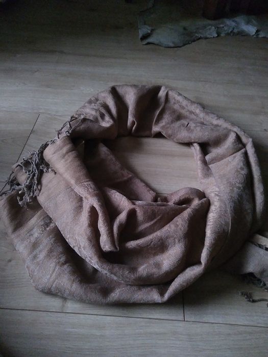 Szal damski dwustronny(kaszmir+jedwab).