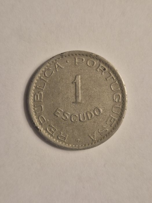 Moeda 1 escudo cabo verde 1949