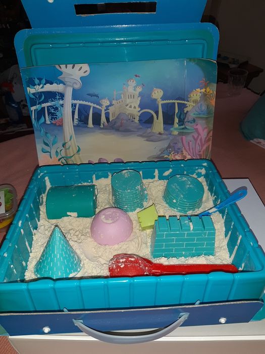 Кинетический песок мини песочница sands alive