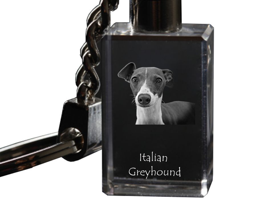 Charcik włoski brelok kryształowy z psem Art-Dog