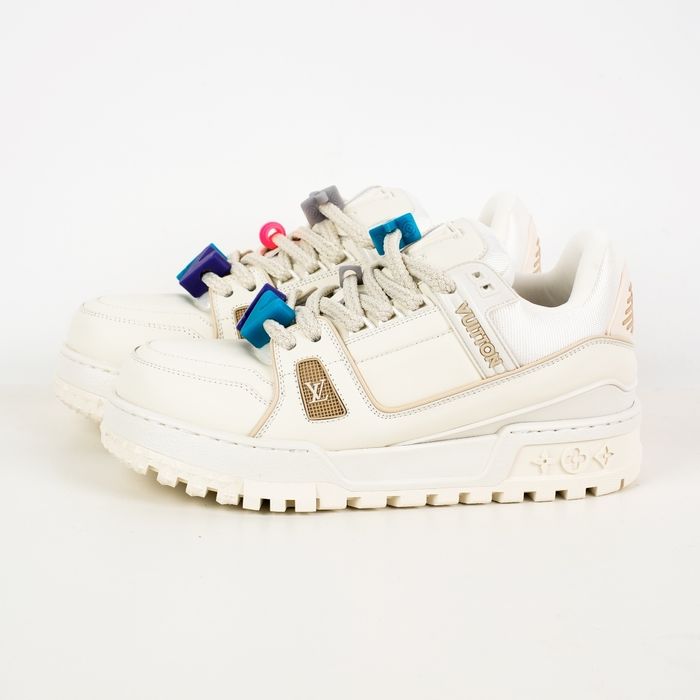 Louis Vuitton LV Trainer Maxi White - Tam 45 (Completo + NFC)