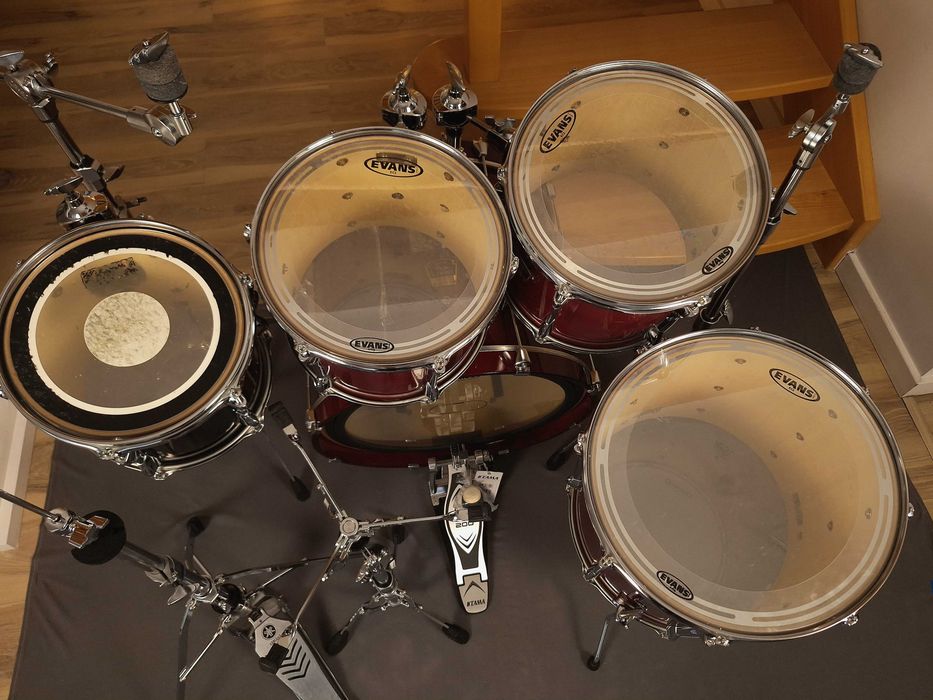 Perkusja Yamaha Stage Custom Advantage | 1 właściciel | Pokrowce | + 10” TOM | Tama HP200P NOWA
