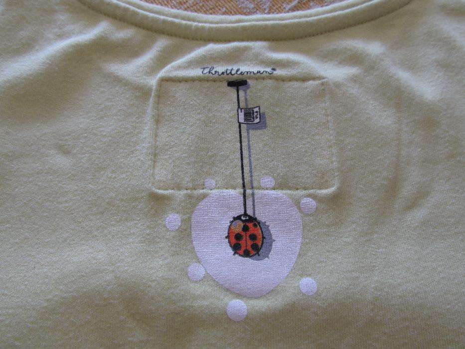 T-shirt Throttleman com joaninhas