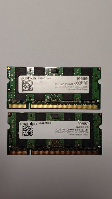Продам планки пам'яті для ноутбука 4GB