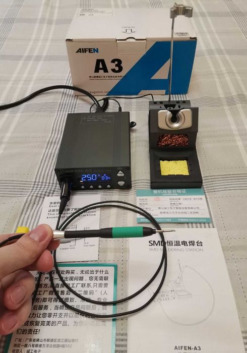 Паяльная станция AIFEN (SUGON) A3-210 120W на жалах JBC С115/С210/С245