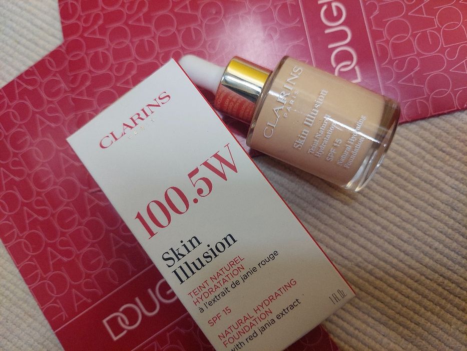 Okazja podkład Clarins Skin Illusion 100.5W nowy