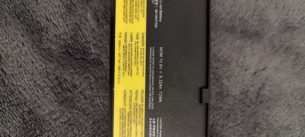 Акумулятор 10,8V  72Wh для ноутбука Lenovo ThinkPad,