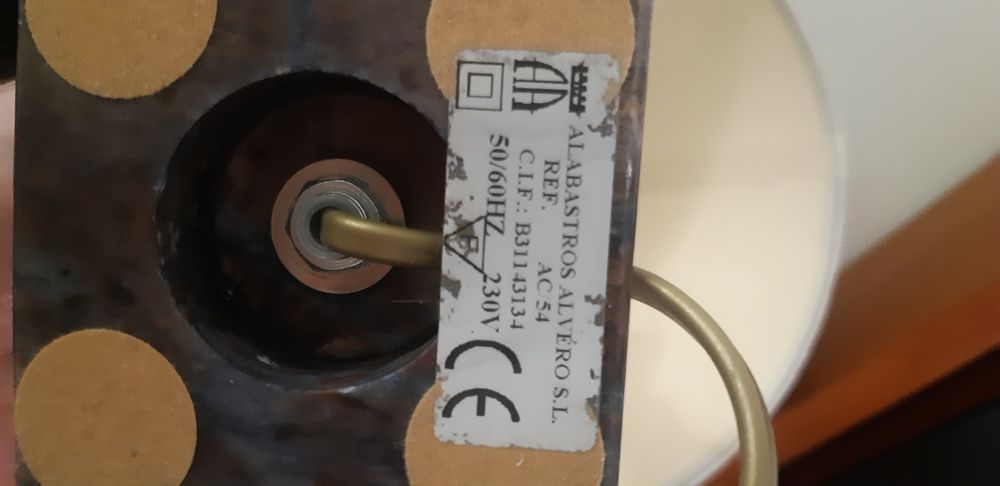 Candeeiro de mármore qualidade superior