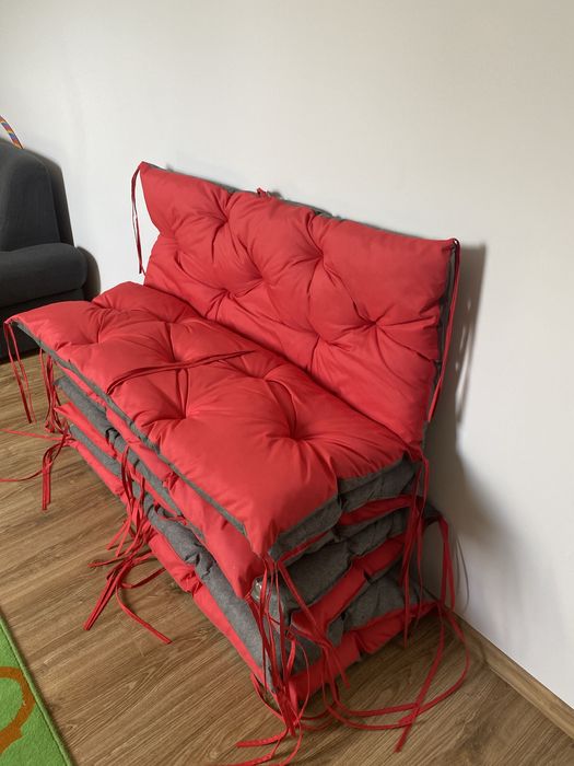 Poduszki ogrodowe na palete,  lawke, meble ogrodowe pikowa-120x50x50cm