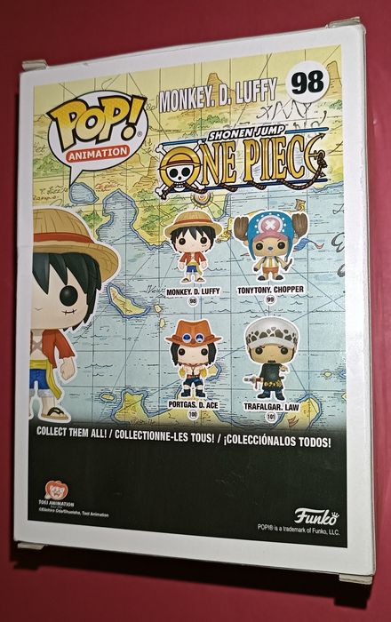 Funko Pop! Figura Vinyl Animation One Piece: Monkey D. Luffy - 98