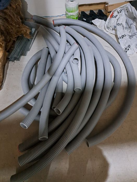 Rury od rekuperacji fi 75mm - ścinki