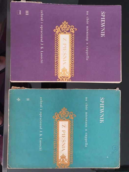 Śpiewnik na chór a cappella cz. II i III