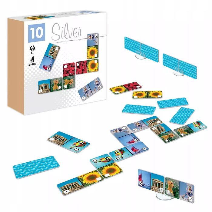 Gra Planszowa Alexander Domino Mix Silver. Nowy Produkt