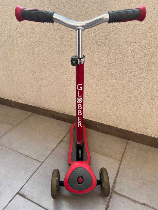 Дитячий самокат Globber Elite Lights Prime Red