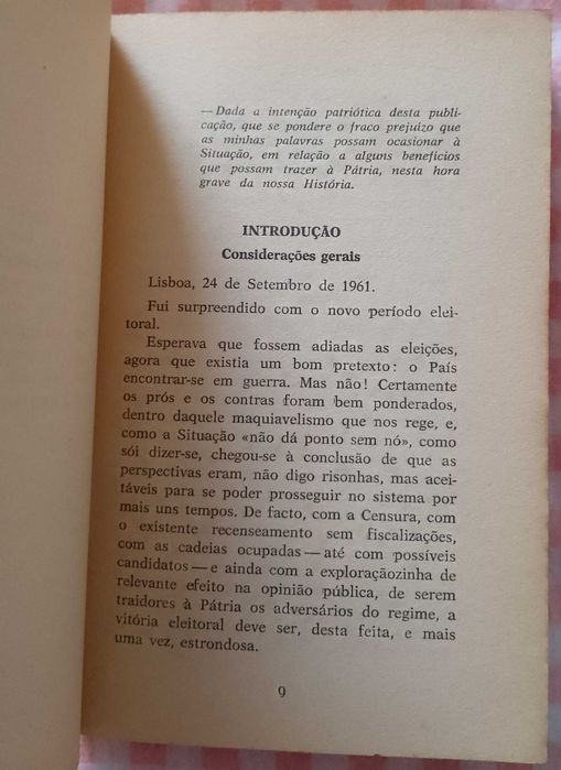 Em luta... pela pátria, pela democracia, Sá Cardoso