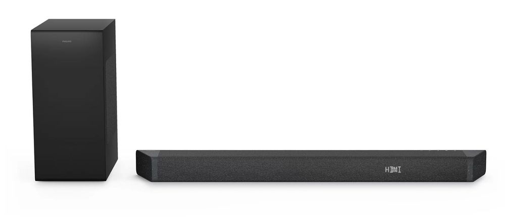 Soundbar PHILIPS TAB7908/10 Czarny 5.1.2-kanałowy, Bezprzewodowy Subwoofer, HDMI eARC DTS Virtual:X, Dolby True HD