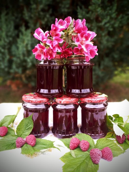 Domowy syrop sok malinowy słodzony słoik 500ml do rozcieńczania 2025