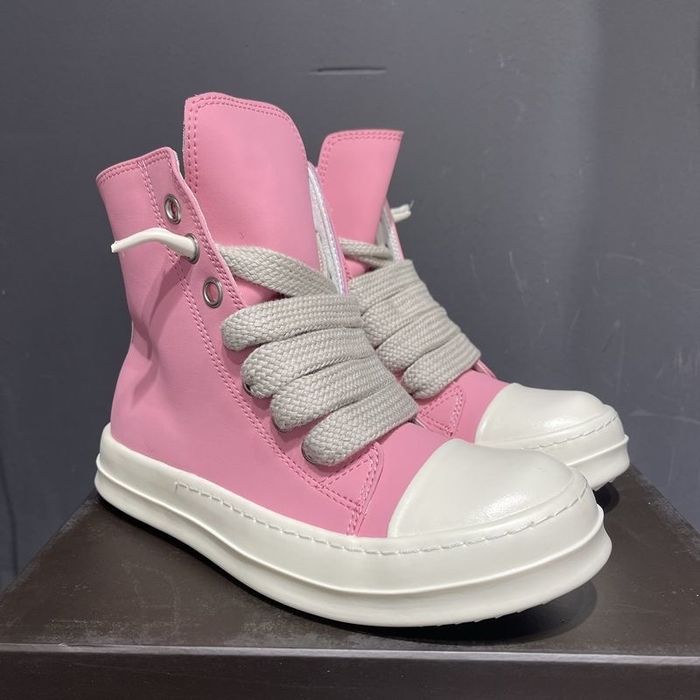 Кеди Rick Owens рожеві різні моделі | кеды рик овенс кросівки