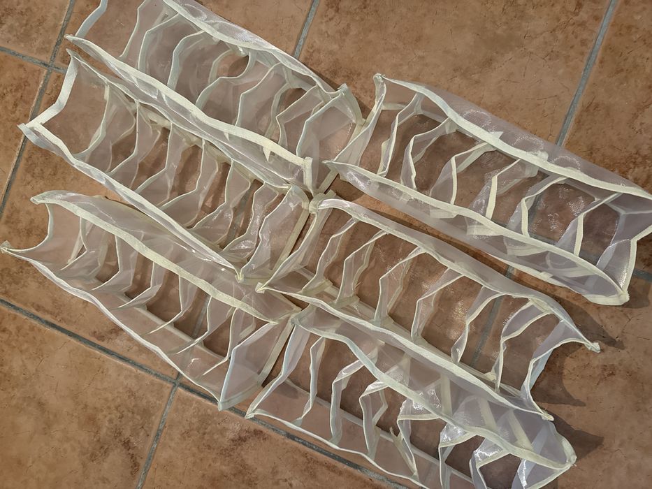 Organizadores de roupa interior e sapatos