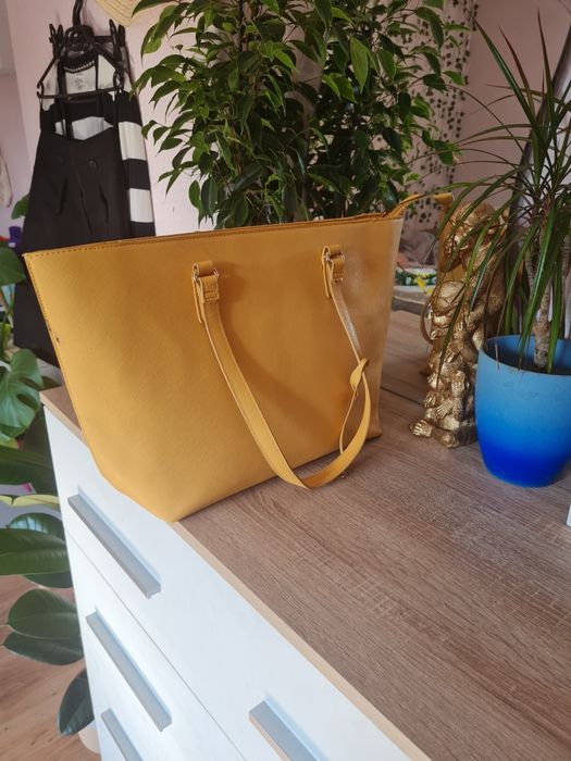 Musztardowy torebka / torba house