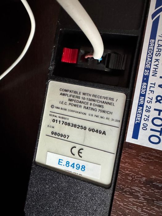 Amplituner Sony + głośniki Bose