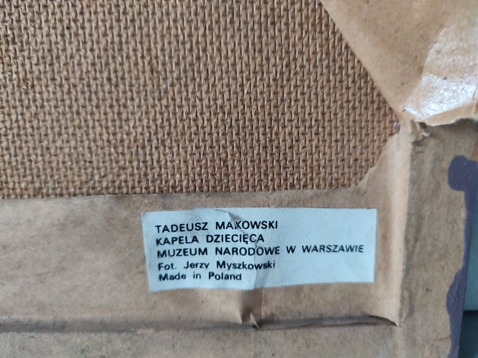 Obraz Tadeusz Makowski kapela dziecięca godula