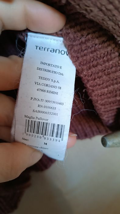 Brązowy sweter Terranova