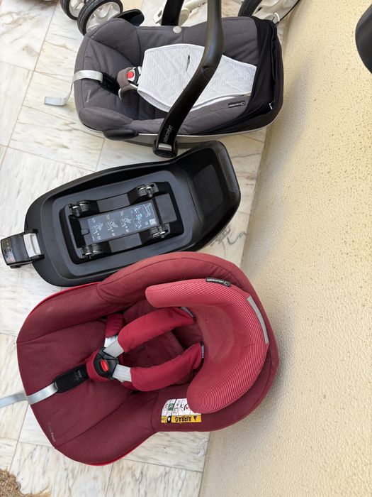 Quinny bebeconfort + cadeirinha + ovo + cadeirinha auto + base isofix