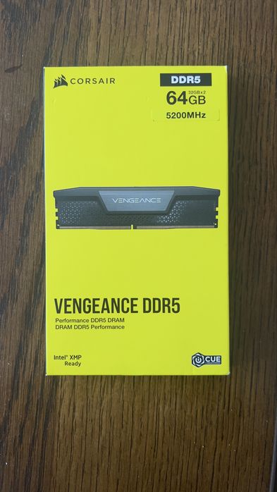 Nowy DDR5 Corsair Vengeance 2x32GB 5200 CL-40