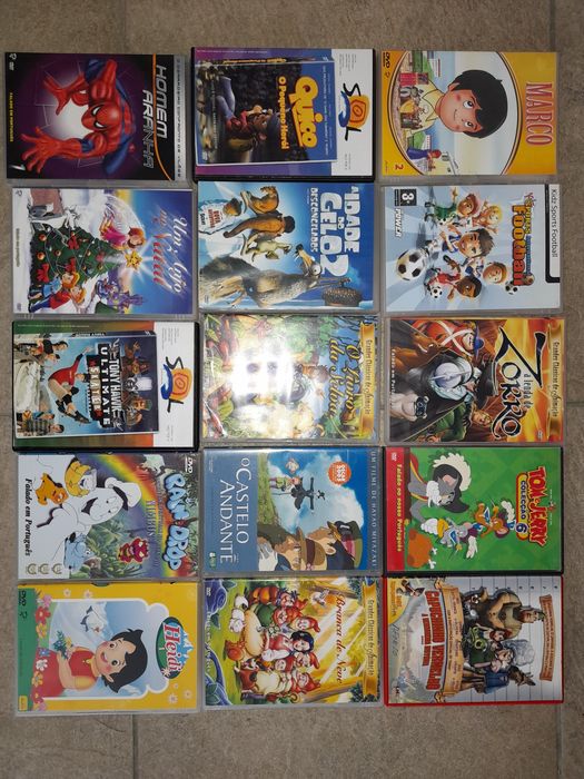 DVDs filmes animados