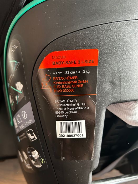 ROMER BRITAX BABY-SAFE 3 I-SIZE Fotelik samochodowy 0-13 kg
