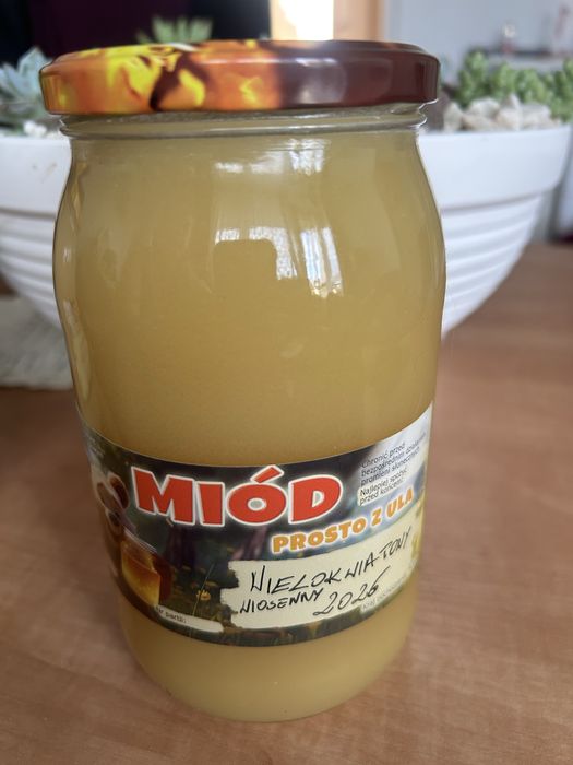 Miód  wielokwiatowy z przydomowej pasieki