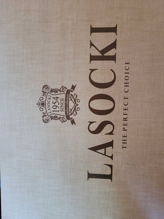 Skorzane kozaki Lasocki