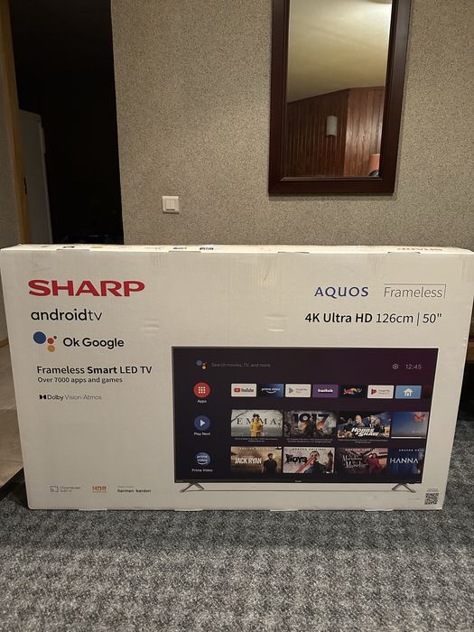Sharp AQUOS Frameless 4K Ultra HD 126 см (50")