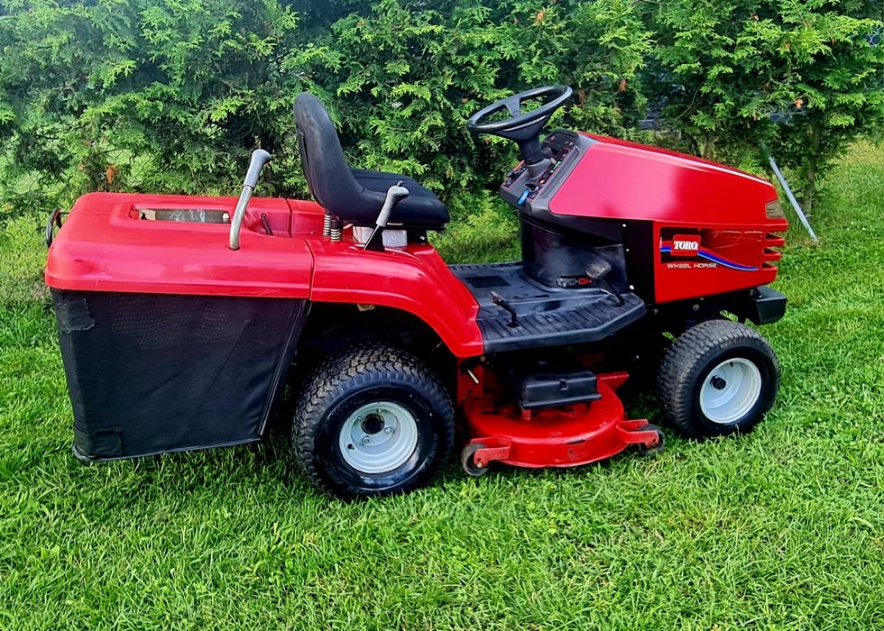 Traktorek kosiarka TORO 17 km pompa oleju kosz hydrostatic plug