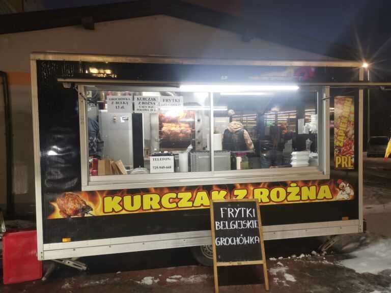 Pomysł na biznes koko kurczak z rożna franczyza food truck przyczepa
