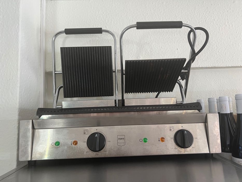 Grelhador elétrico/prensa profissional