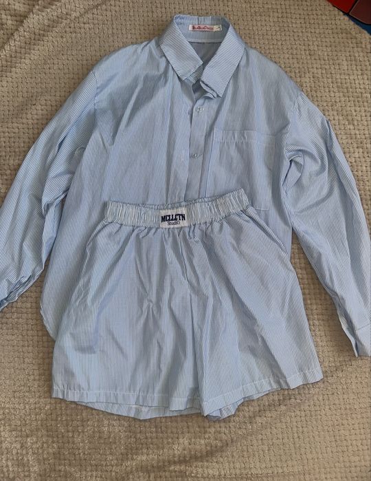 Жіночий комплект сорочка + шорти розмір 44