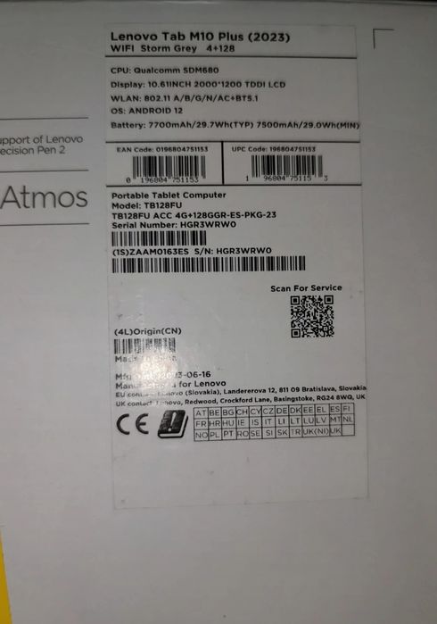 Tablet Lenovo M10 plus 3rd Gen + capa + caneta
Precision Pen 2
Muito b