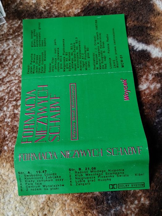 Formacya Nieżywych Schabuf kaseta