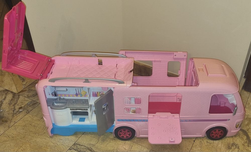 Kamper Barbie Duże Auto